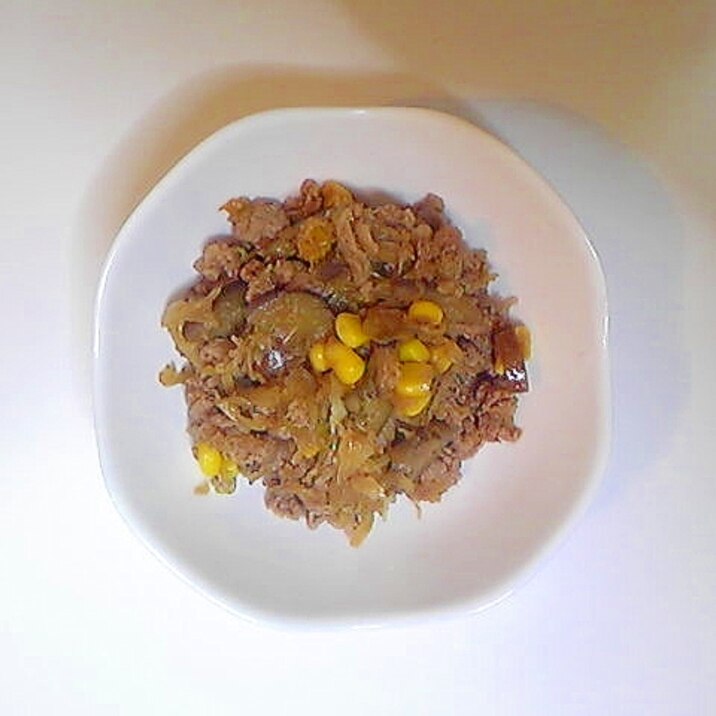 焼肉のたれで牛野菜炒め